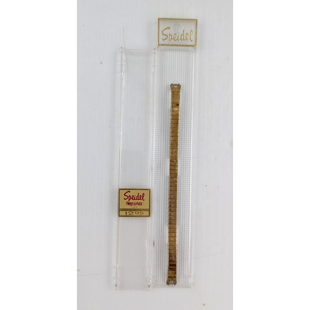 Speidel Gold Twist O Flex Stainless Steel Women Watch Band